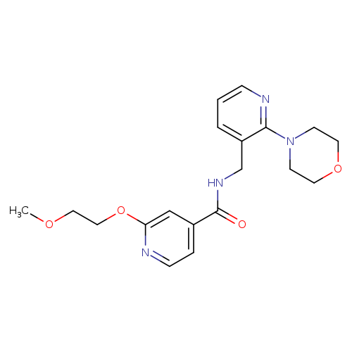 2-(2-methoxyethoxy)-N-{[2-(morpholin-4-yl)pyridin-3-yl]methyl}pyridine-4-carboxamide