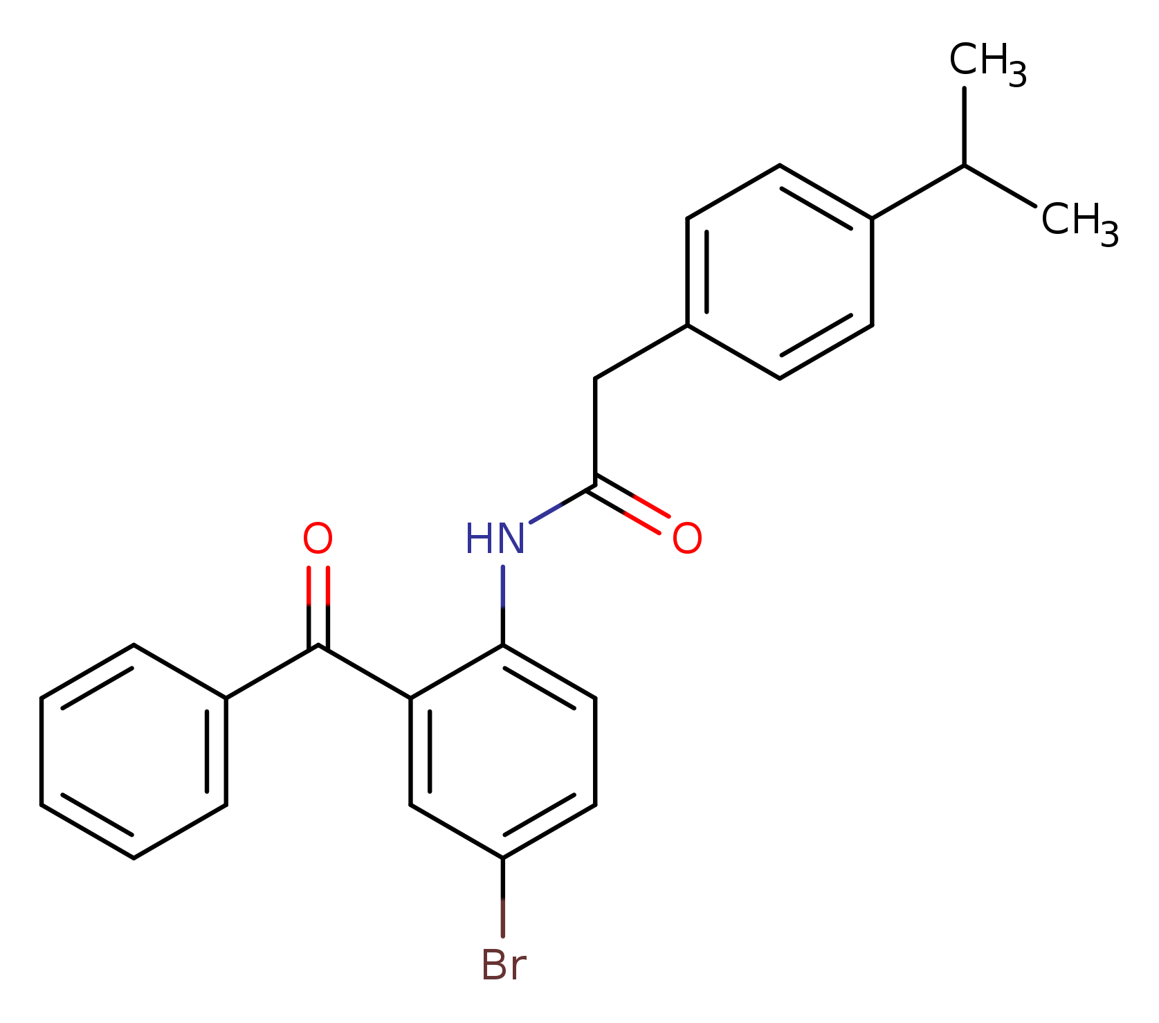 N-(2-benzoyl-4-bromophenyl)-2-[4-(propan-2-yl)phenyl]acetamide