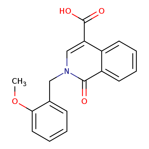 2-[(2-methoxyphenyl)methyl]-1-oxo-1,2-dihydroisoquinoline-4-carboxylic acid
