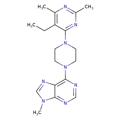 6-[4-(5-ethyl-2,6-dimethylpyrimidin-4-yl)piperazin-1-yl]-9-methyl-9H-purine