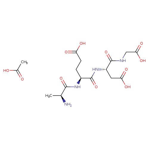 L-alanyl-L-α-glutamyl-L-α-aspartyl-glycine, monoacetate