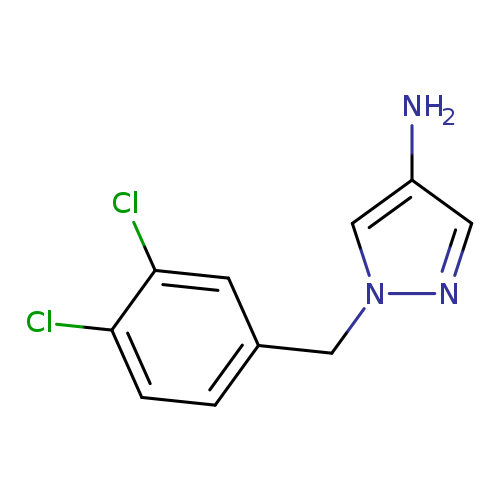 1-[(3,4-dichlorophenyl)methyl]-1H-pyrazol-4-amine hydrochloride