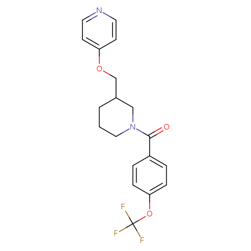 4-({1-[4-(trifluoromethoxy)benzoyl]piperidin-3-yl}methoxy)pyridine