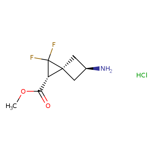 rac-methyl(1R,3s)-5-amino-2,2-difluorospiro[2.3]hexane-1-carboxylatehydrochloride
