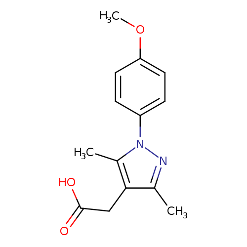 2-(1-(4-methoxyphenyl)-3,5-dimethyl-1H-pyrazol-4-yl)acetic acid