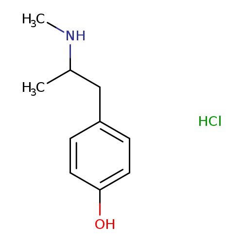 4-[2-(methylamino)propyl]-phenol, monohydrochloride