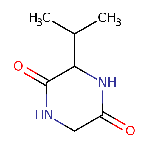 2,5-Piperazinedione, 3-(1-Methylethyl)-