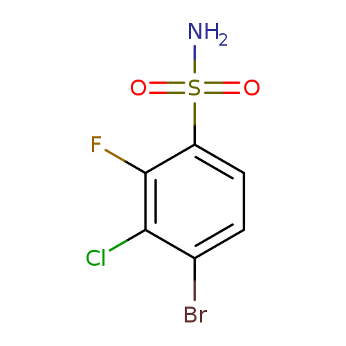 4-Bromo-3-chloro-2-fluorobenzenesulfonamide