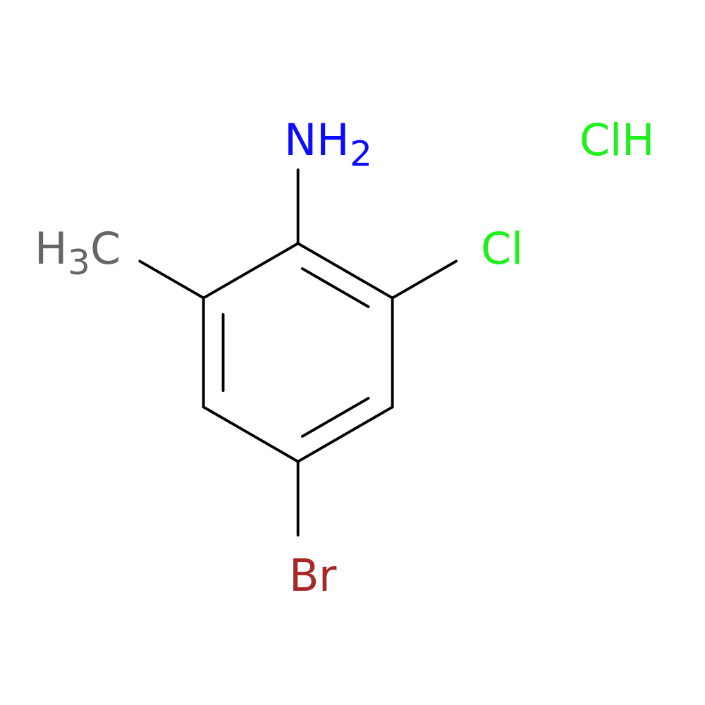 4-bromo-2-chloro-6-methylaniline hydrochloride