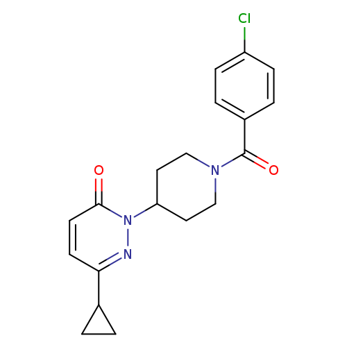 2-[1-(4-chlorobenzoyl)piperidin-4-yl]-6-cyclopropyl-2,3-dihydropyridazin-3-one