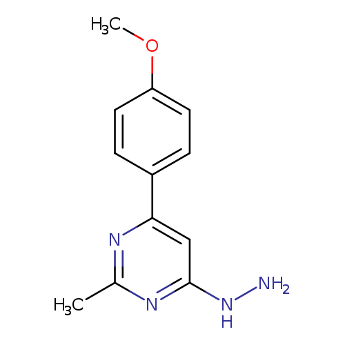 4-Hydrazino-6-(4-methoxyphenyl)-2-methylpyrimidine