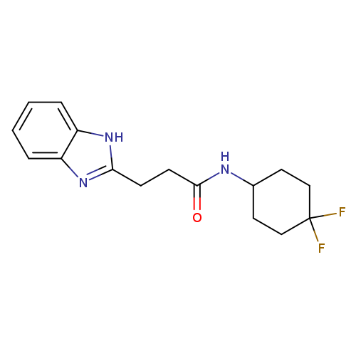 3-(1H-1,3-benzodiazol-2-yl)-N-(4,4-difluorocyclohexyl)propanamide