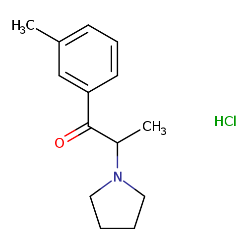2-(pyrrolidin-1-yl)-1-(m-tolyl)propan-1-one,monohydrochloride
