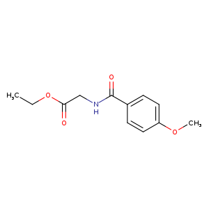 Ethyl 2-(4-methoxybenzamido)acetate