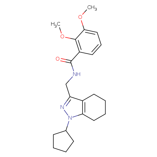 N-[(1-cyclopentyl-4,5,6,7-tetrahydro-1H-indazol-3-yl)methyl]-2,3-dimethoxybenzamide