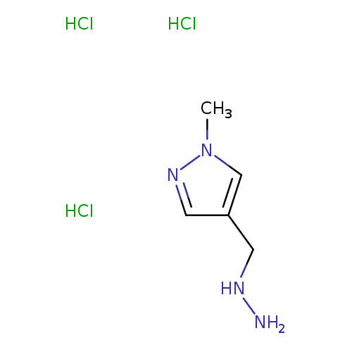 4-(Hydrazinylmethyl)-1-methyl-1h-pyrazole trihydrochloride