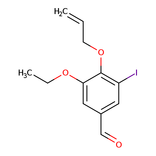 4-(allyloxy)-3-ethoxy-5-iodobenzaldehyde