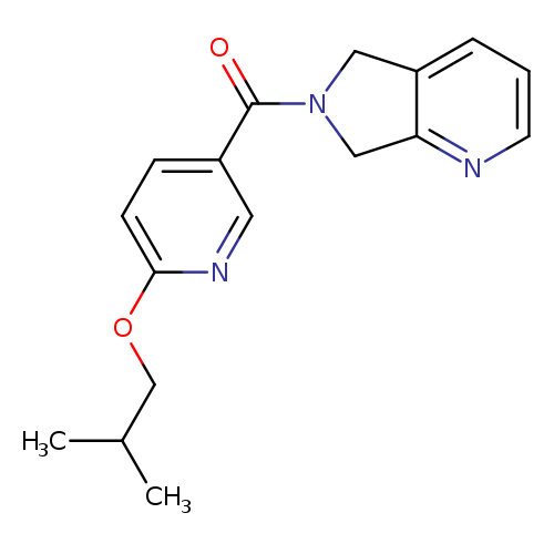 2-(2-methylpropoxy)-5-{5H,6H,7H-pyrrolo[3,4-b]pyridine-6-carbonyl}pyridine