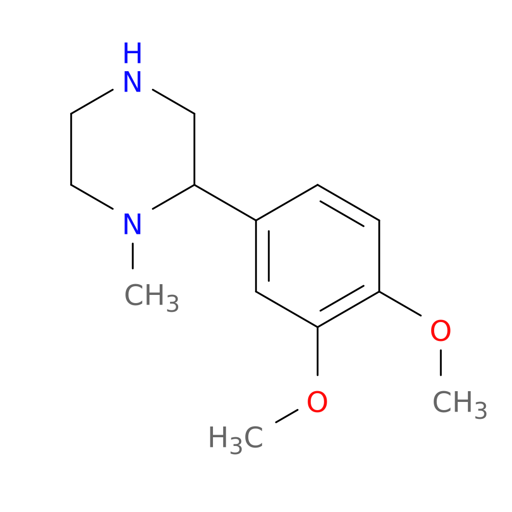 2-(3,4-dimethoxyphenyl)-1-methylpiperazine