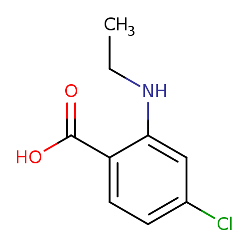 4-chloro-2-(ethylamino)benzoic acid