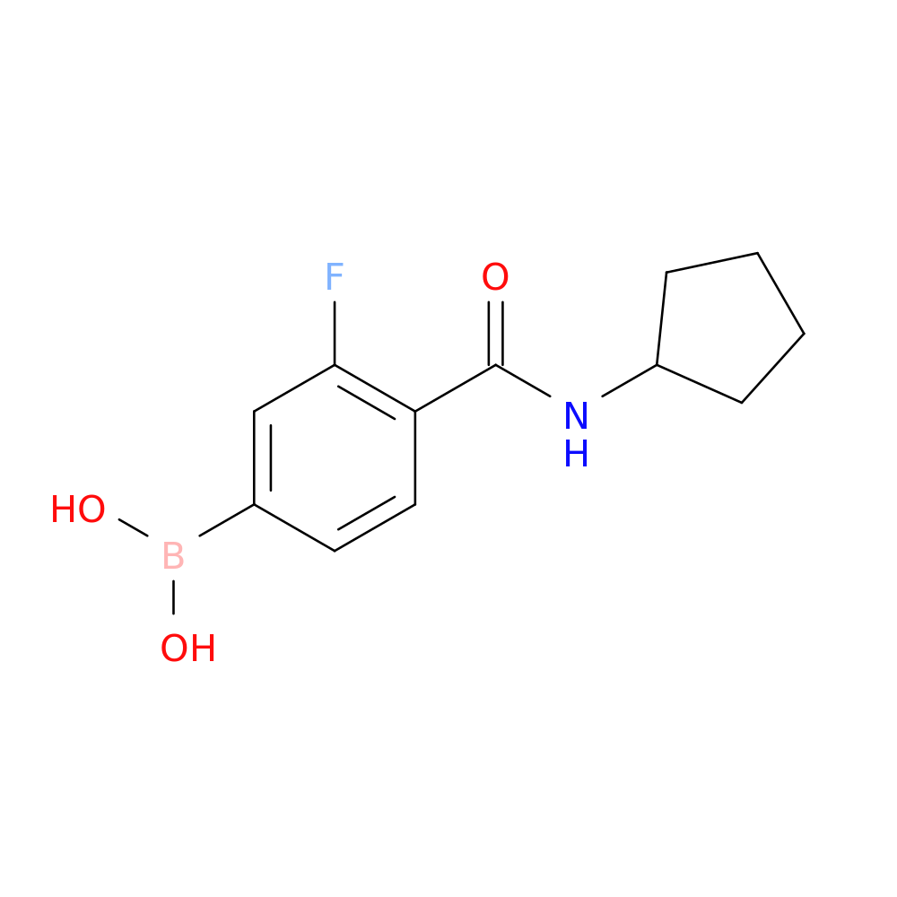 4-(Cyclopentylcarbamoyl)-3-fluorophenylboronic acid