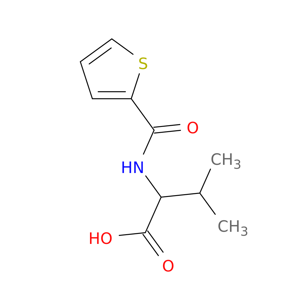 3-methyl-2-[(thiophen-2-yl)formamido]butanoic acid
