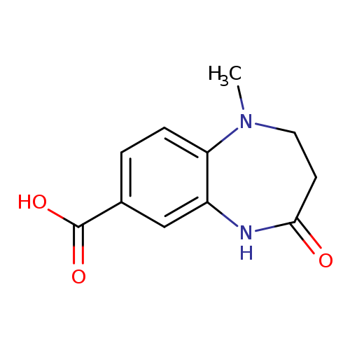 1-methyl-4-oxo-2,3,4,5-tetrahydro-1H-1,5-benzodiazepine-7-carboxylic acid