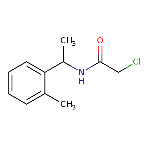 2-chloro-N-[1-(2-methylphenyl)ethyl]acetamide