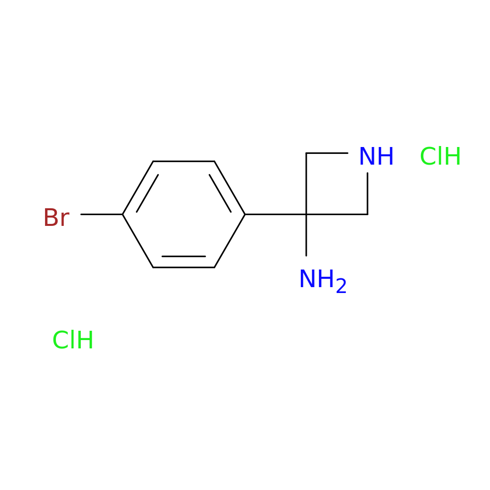 3-(4-Bromophenyl)azetidin-3-amine Dihydrochloride