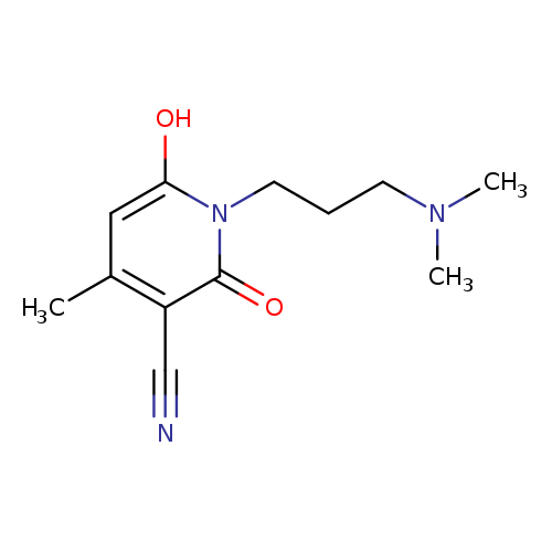 1-(3-(Dimethylamino)propyl)-6-hydroxy-4-methyl-2-oxo-1,2-dihydropyridine-3-carbonitrile