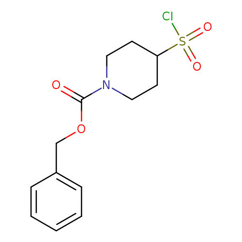 1-Piperidinecarboxylic acid, 4-(chlorosulfonyl)-, phenylmethyl ester