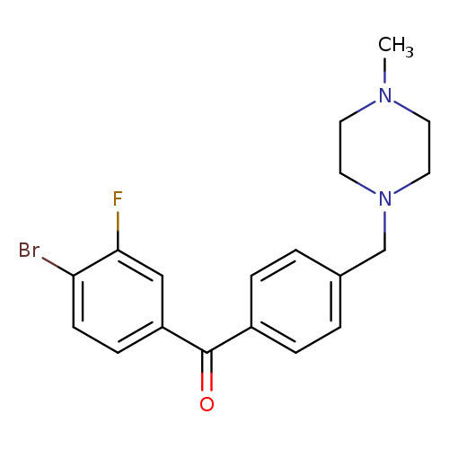 4-BROMO-3-FLUORO-4'-(4-METHYLPIPERAZINOMETHYL) BENZOPHENONE