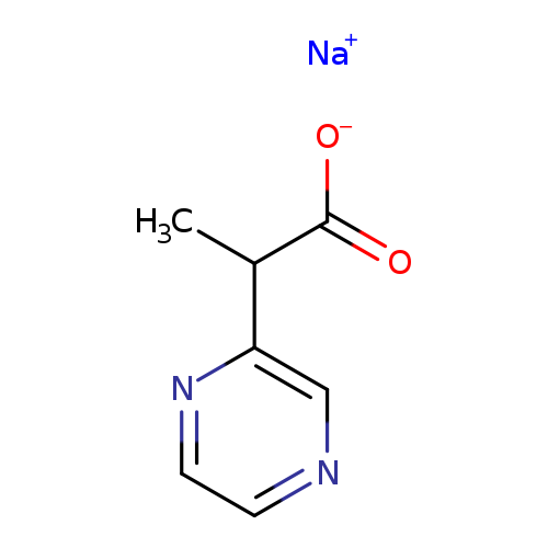 sodium 2-(pyrazin-2-yl)propanoate