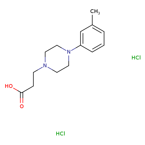 3-[4-(3-methylphenyl)piperazin-1-yl]propanoic acid dihydrochloride