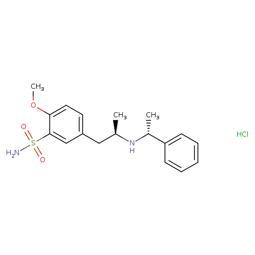 R,R-2-Methoxy-5-[2-(1-phenylethylamino)-propyl]BenzeneSulfonamideHydrochloride