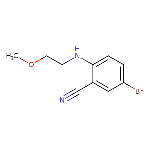 5-bromo-2-[(2-methoxyethyl)amino]benzonitrile