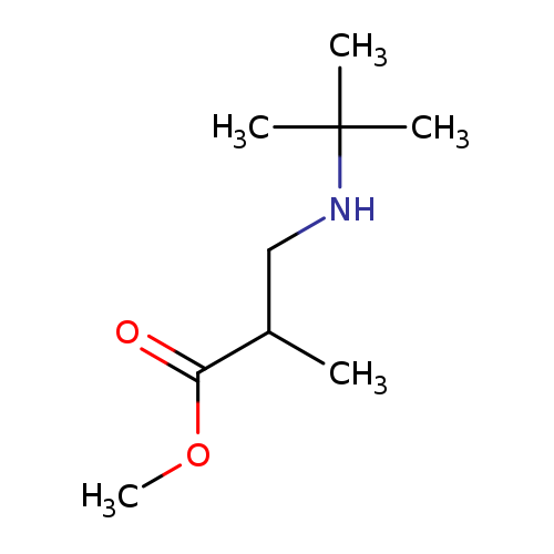 methyl 3-(tert-butylamino)-2-methylpropanoate