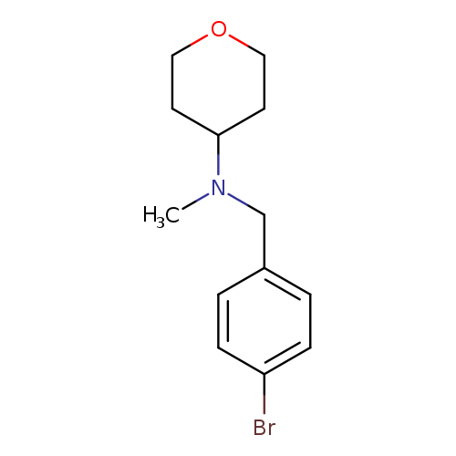 N-[(4-Bromophenyl)methyl]-N-methyloxan-4-amine