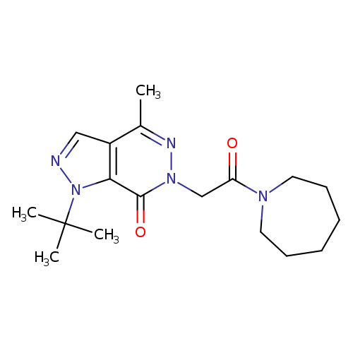 6-[2-(azepan-1-yl)-2-oxoethyl]-1-tert-butyl-4-methyl-1H,6H,7H-pyrazolo[3,4-d]pyridazin-7-one