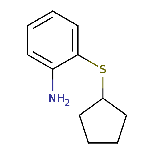 2-(Cyclopentylthio)aniline