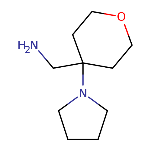 [4-(Pyrrolidin-1-yl)oxan-4-yl]methanamine