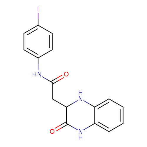 N-(4-iodophenyl)-2-(3-oxo-1,2,3,4-tetrahydroquinoxalin-2-yl)acetamide
