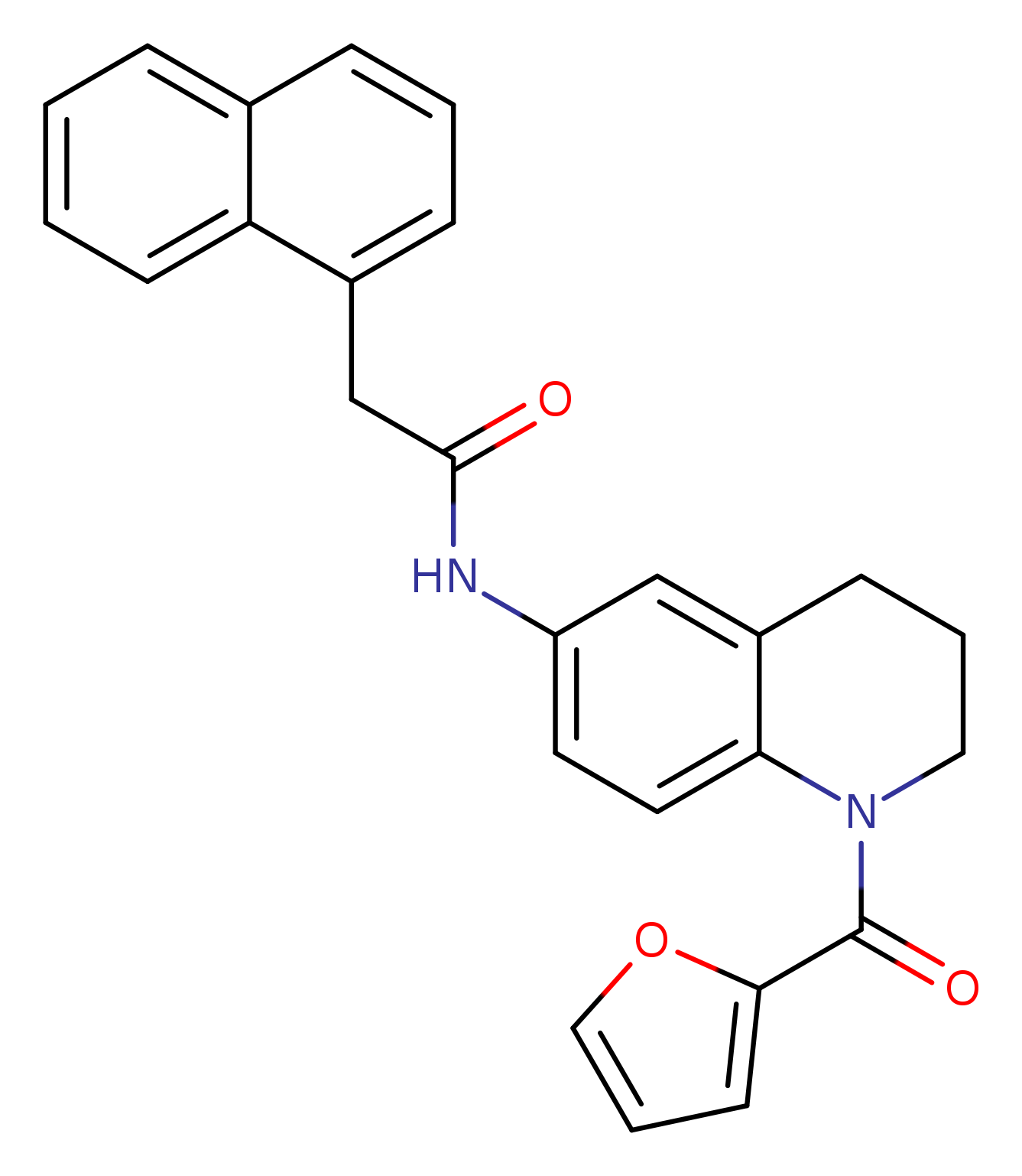 N-[1-(furan-2-carbonyl)-1,2,3,4-tetrahydroquinolin-6-yl]-2-(naphthalen-1-yl)acetamide
