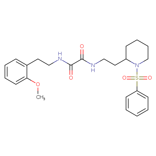 N-{2-[1-(benzenesulfonyl)piperidin-2-yl]ethyl}-N'-[2-(2-methoxyphenyl)ethyl]ethanediamide