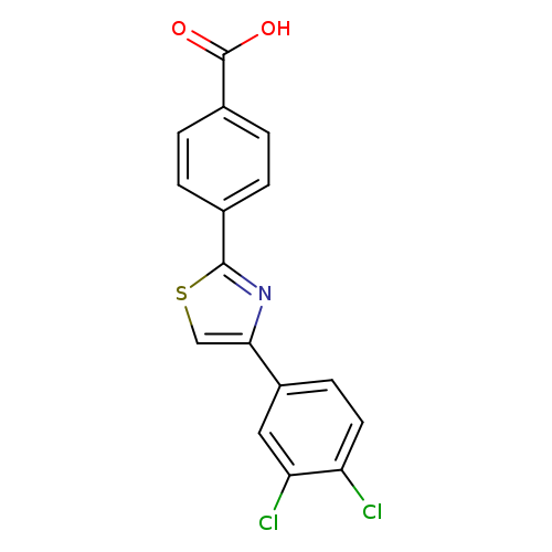 4-[4-(3,4-dichlorophenyl)-1,3-thiazol-2-yl]benzoic acid