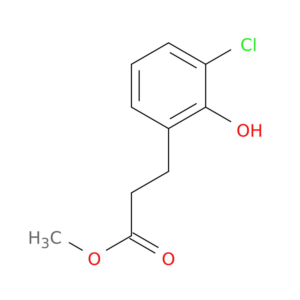 methyl 3-(3-chloro-2-hydroxyphenyl)propanoate
