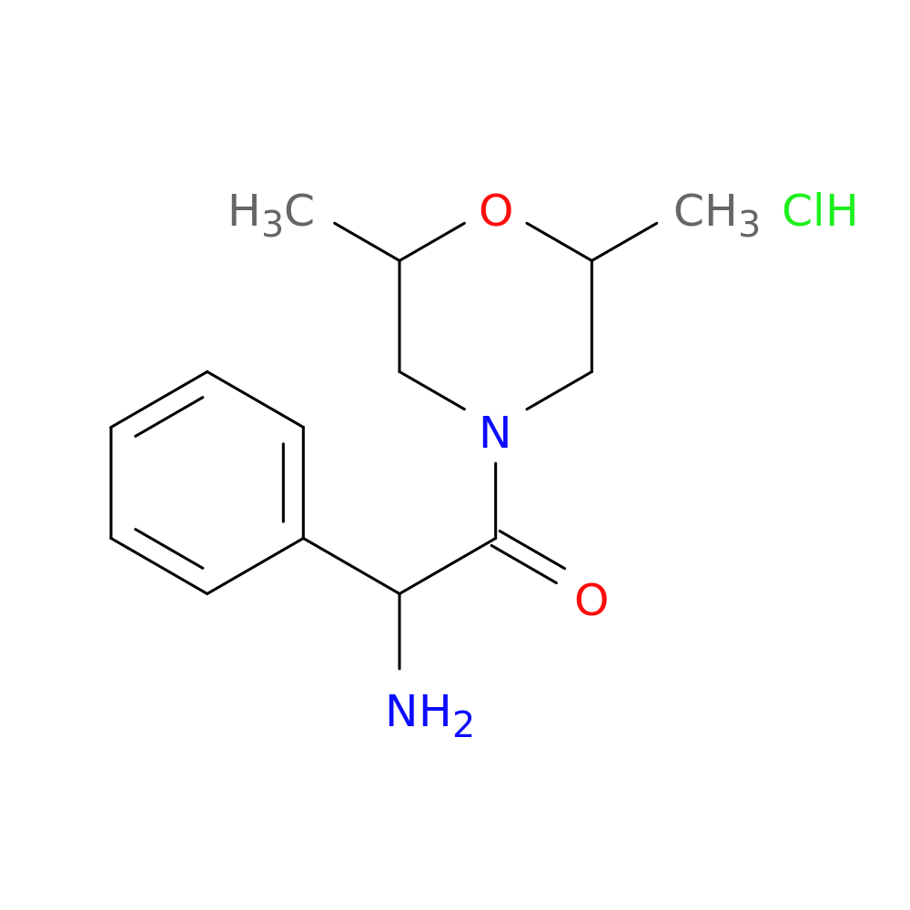 2-amino-1-(2,6-dimethylmorpholin-4-yl)-2-phenylethan-1-one hydrochloride