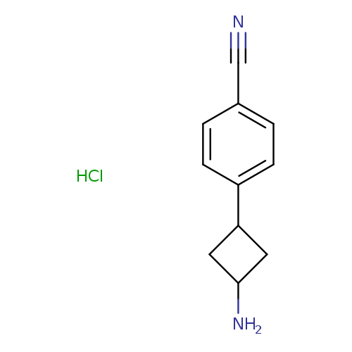4-(3-aminocyclobutyl)benzonitrile hydrochloride