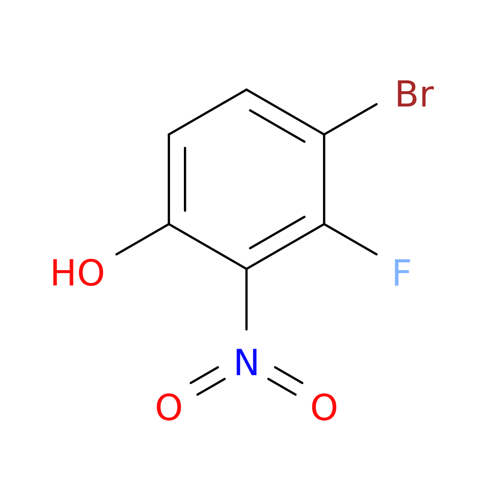 4-Bromo-3-fluoro-2-nitrophenol