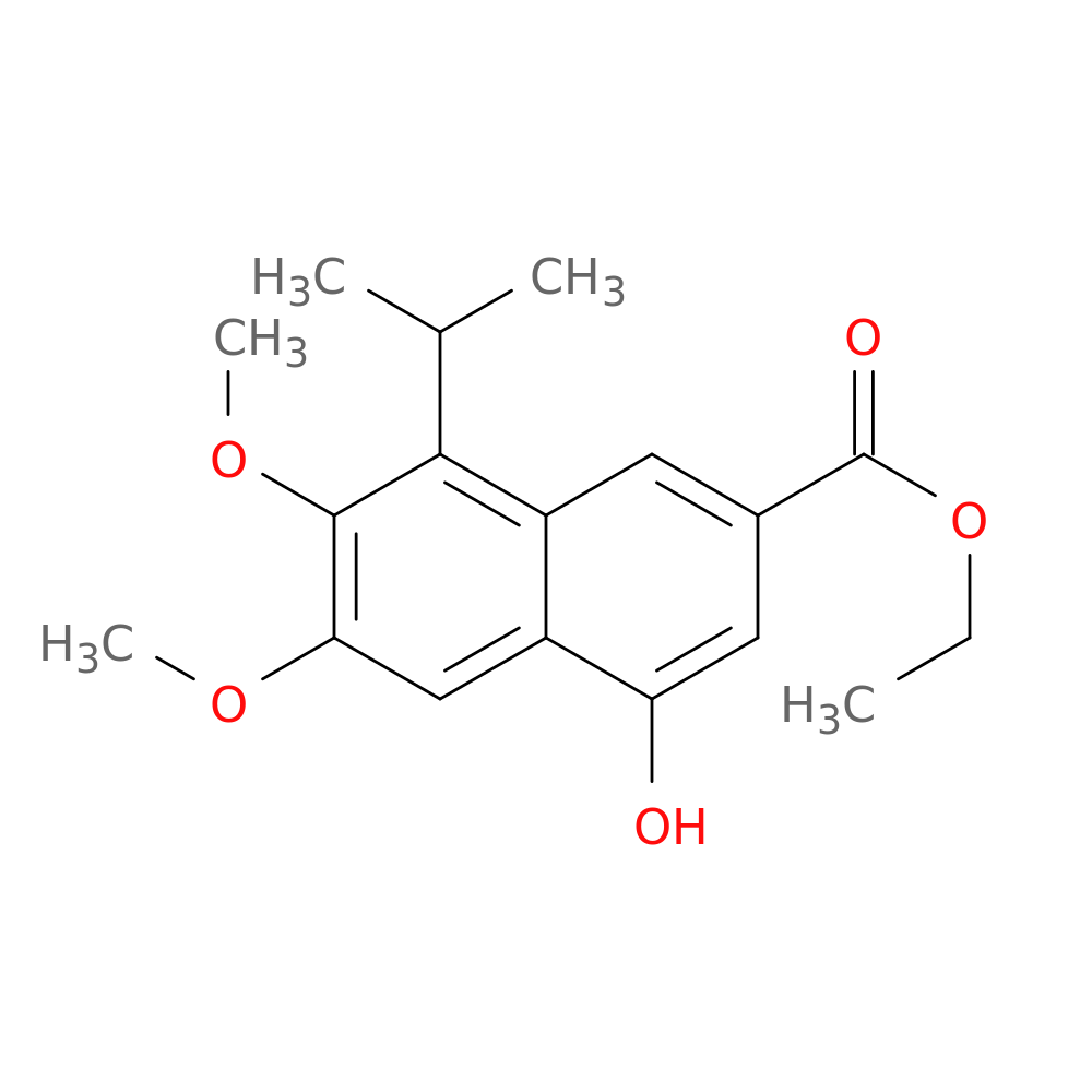 Ethyl 4-hydroxy-8-isopropyl-6,7-dimethoxy-2-naphthoate